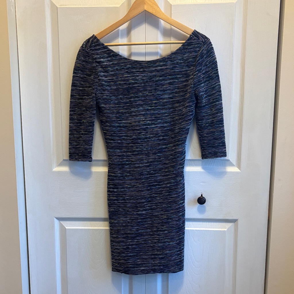 Lily Rose Navy Long Sleeve Dress